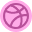 Icon of a pie chart divided into four segments in pink color.