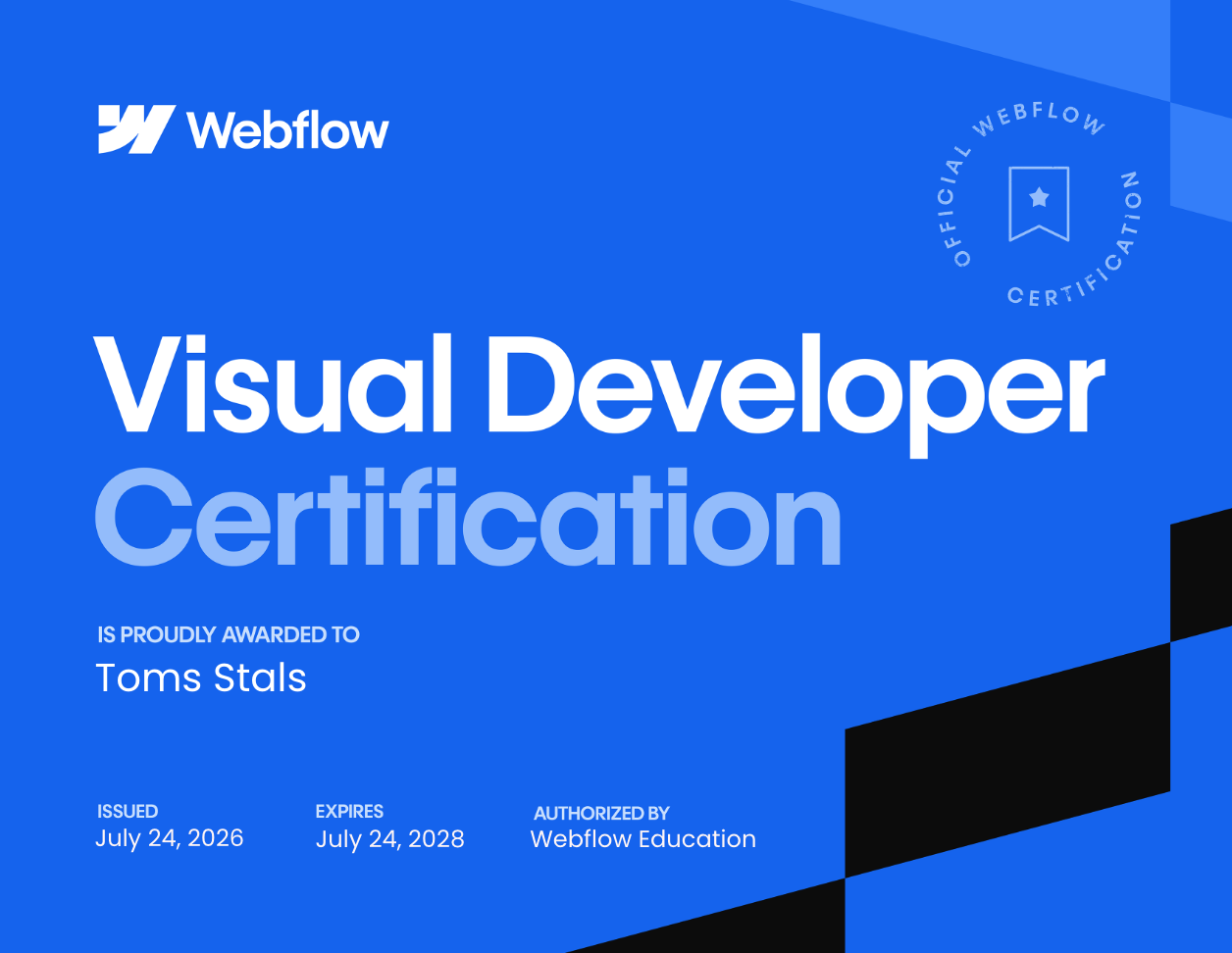 visual developer certification
